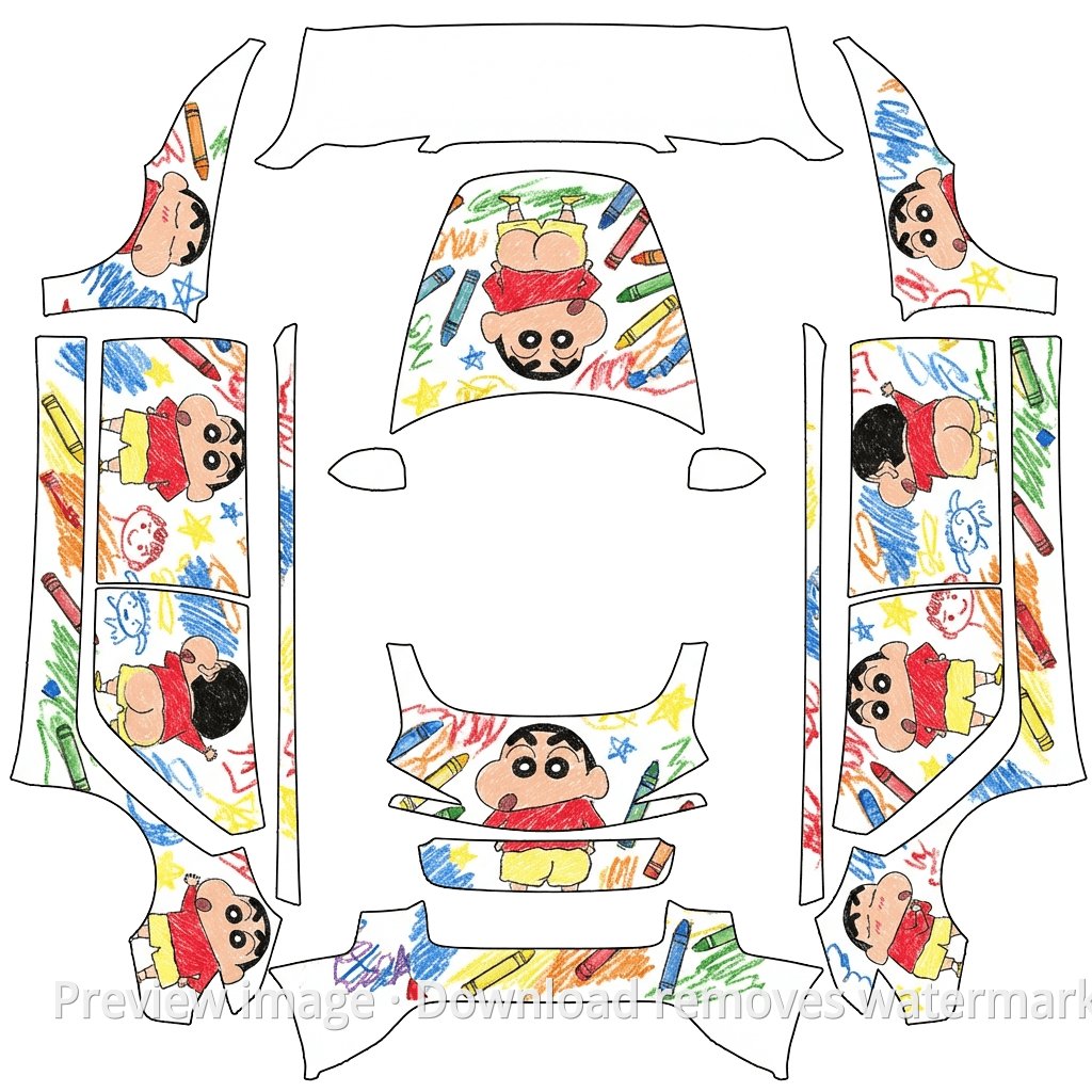 Crayon Shin-chan Rogue Shin-chan Theme - Model 3 (2024+) Standard & Premium