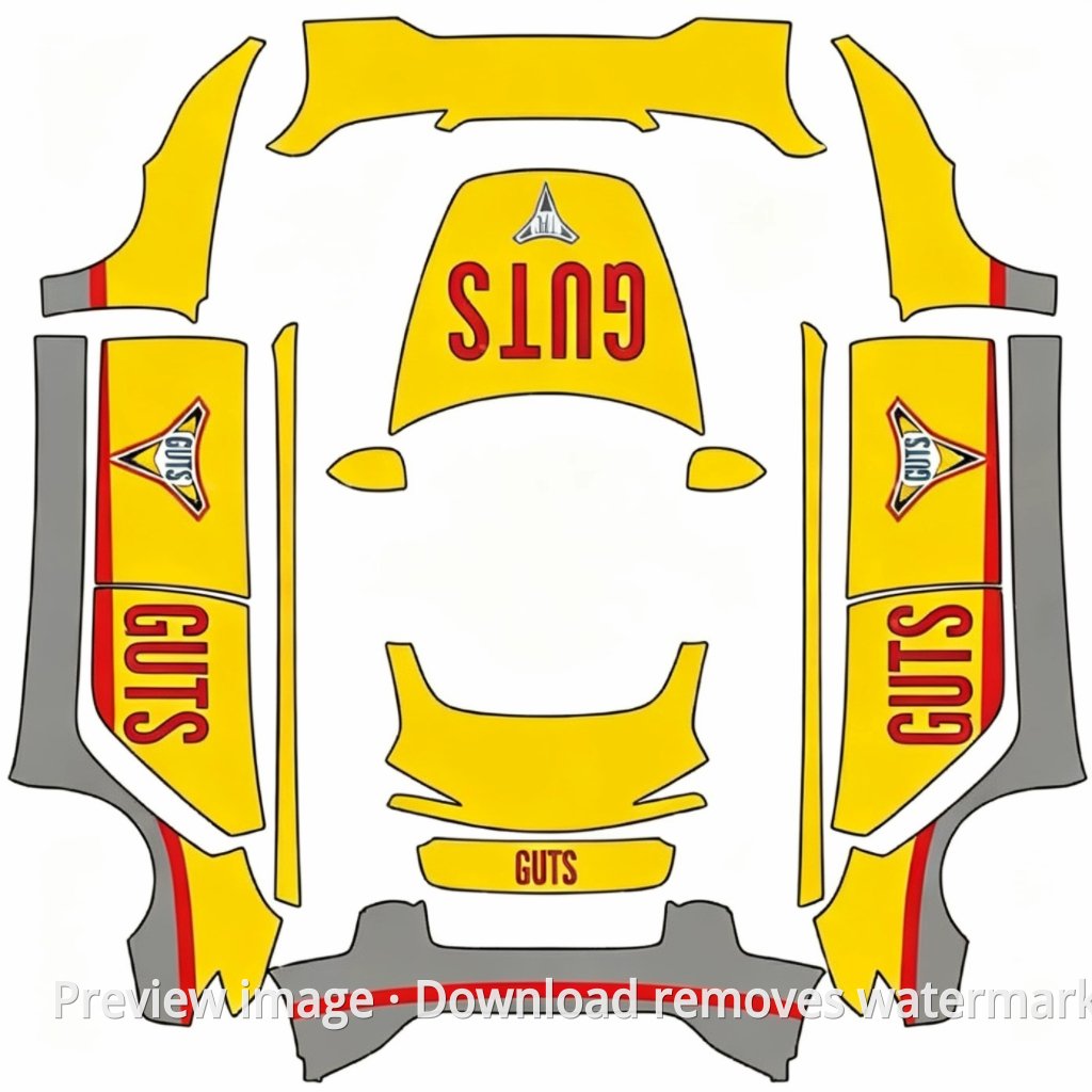 Tesla x Tiga Victory Team Theme 1 - Model 3 (2024+) Standard & Premium