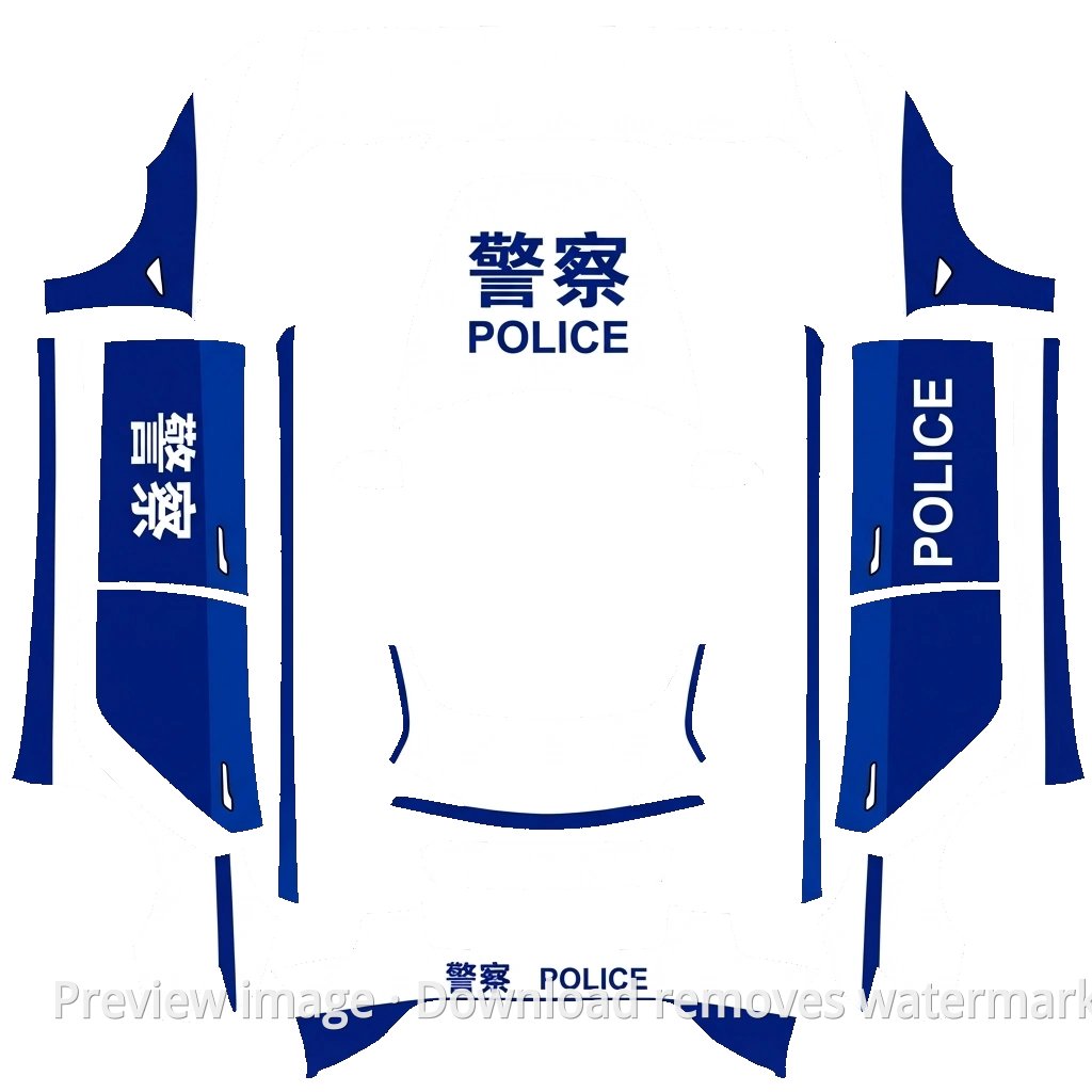 Police Car Series 3 - Model 3 (2024+) Standard & Premium