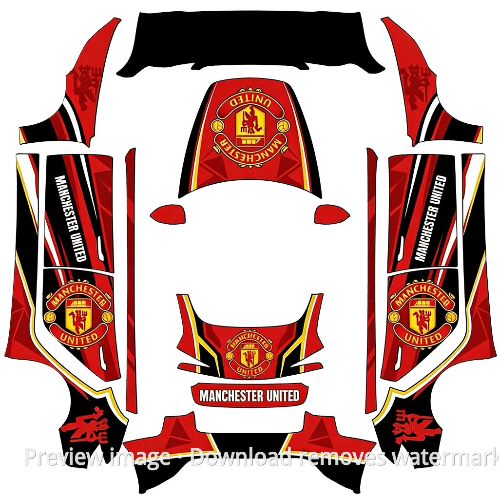 Haman United Theme - Model 3 (2024+) Standard & Premium