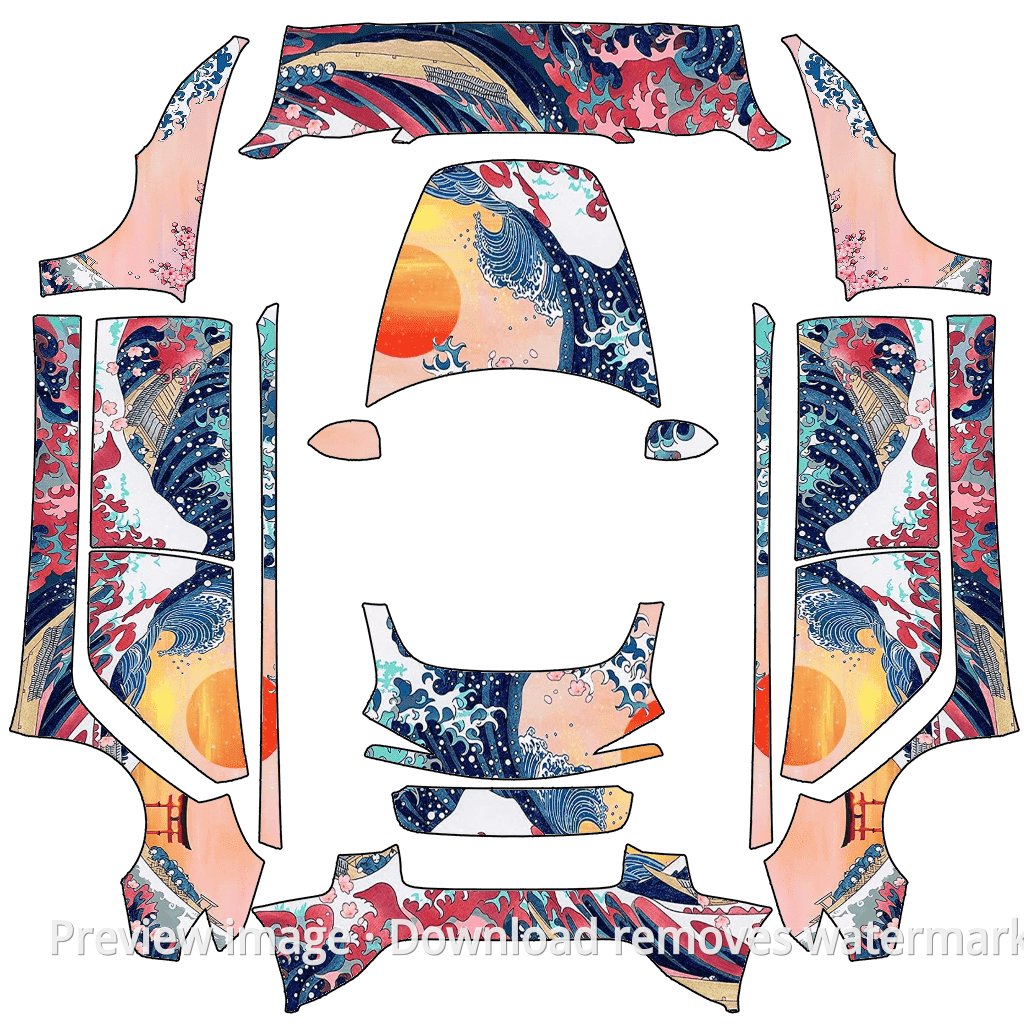 Japan Theme - Model 3 (2024+) Standard & Premium