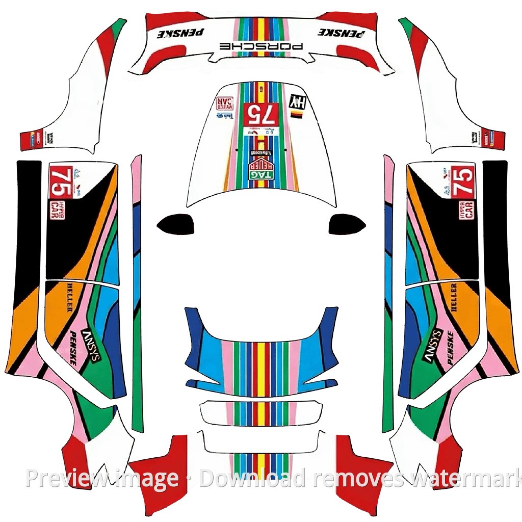 Porsche 963 In-Car Preview Theme 1 - Model 3 (2024+) Standard & Premium