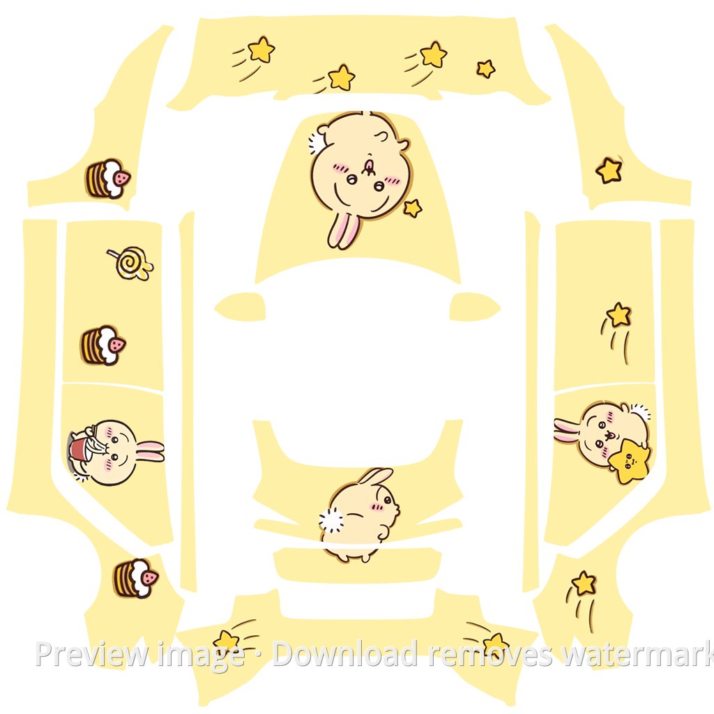 Chiikawa Usagi Cute Theme - Model 3 (2024+) Standard & Premium