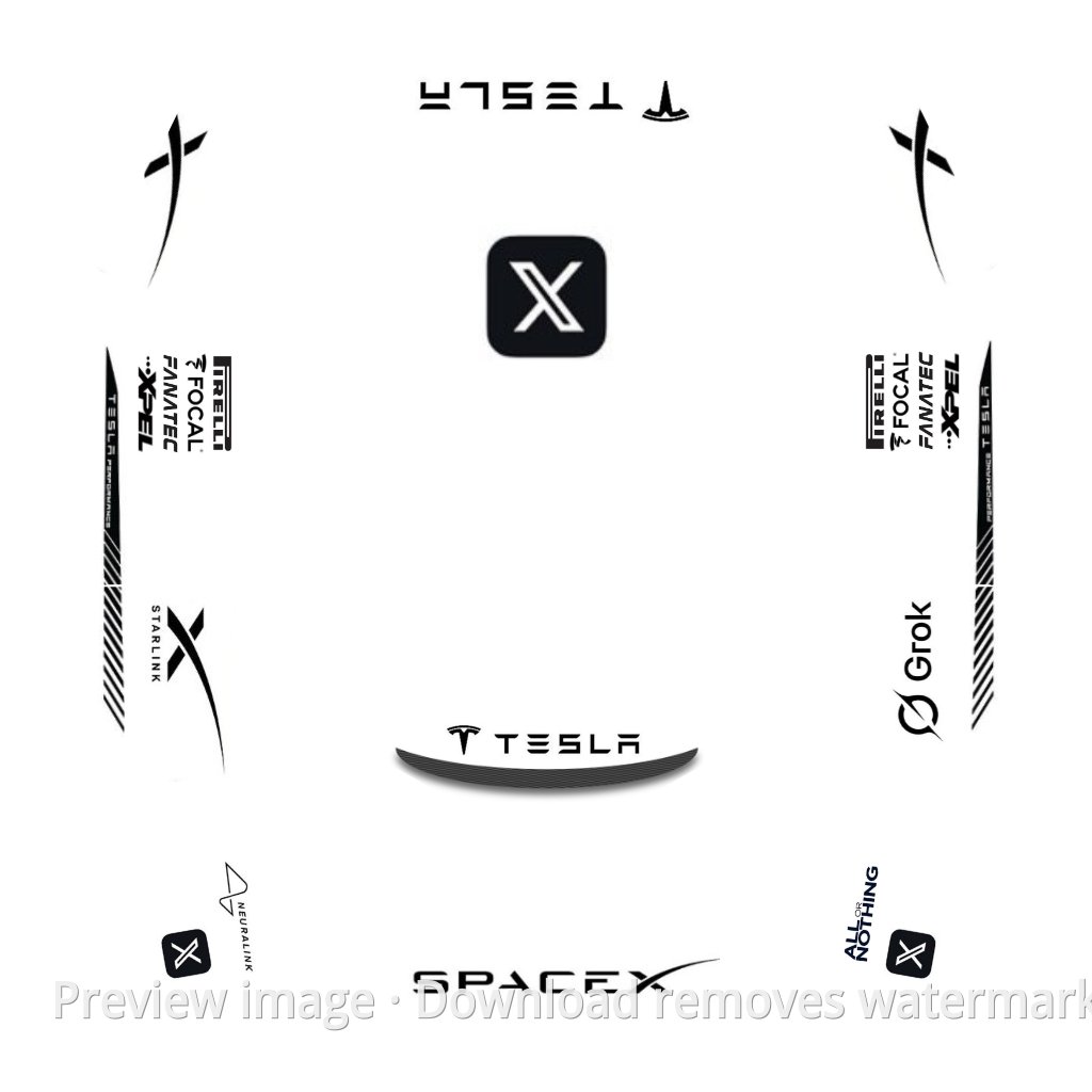 Custom Template #9859 - Model 3 (2024+) Standard & Premium