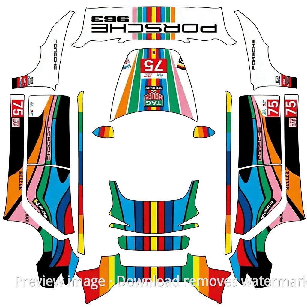 Porsche 963 In-Car Preview Theme 2 - Model 3 (2024+) Standard & Premium