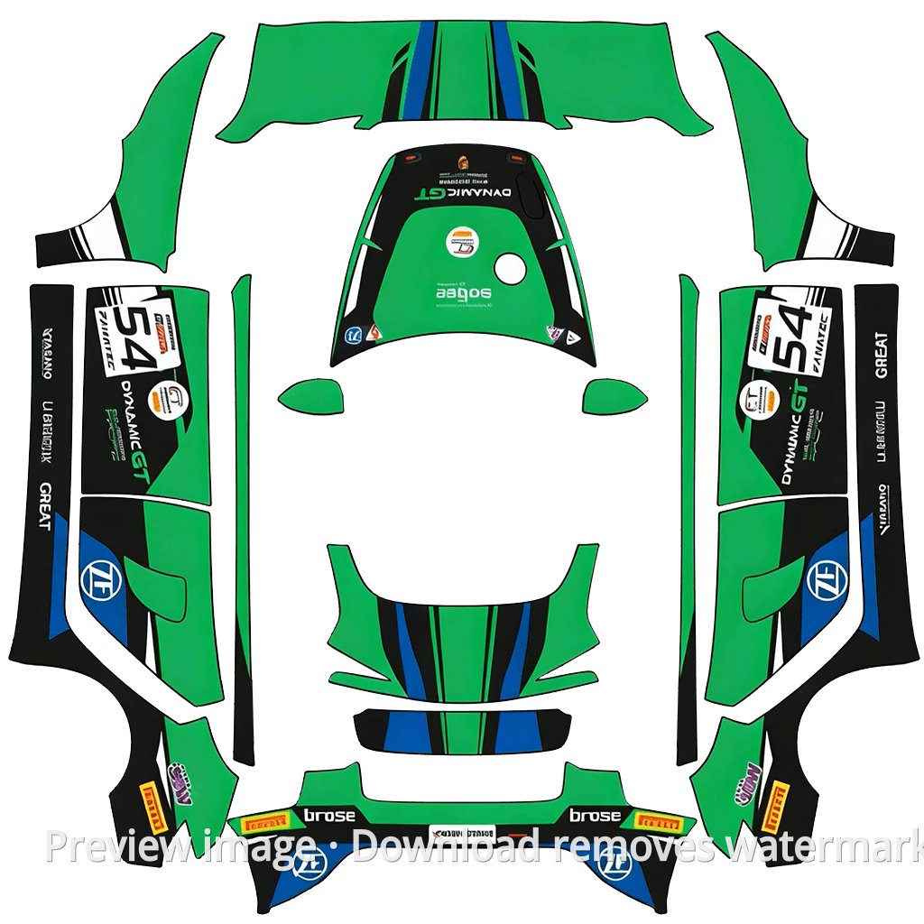 Porsche Series Livery 8 - Model 3 (2024+) Standard & Premium