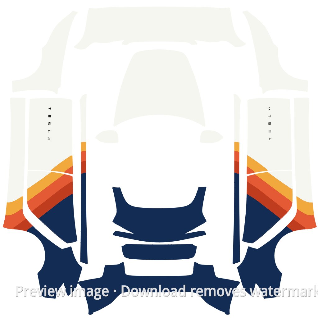 Custom Template #4261 - Model 3 (2024+) Standard & Premium