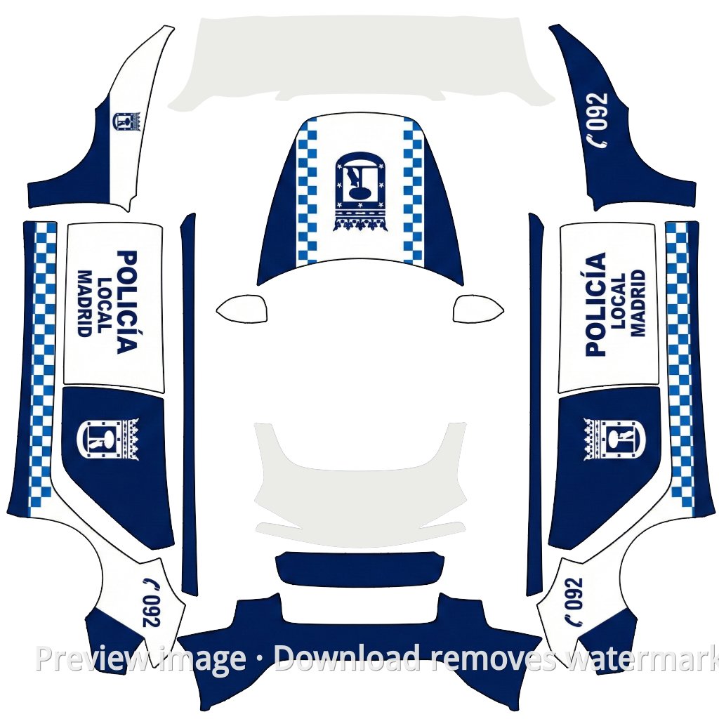 Custom Template #767 - Model 3 (2024+) Standard & Premium