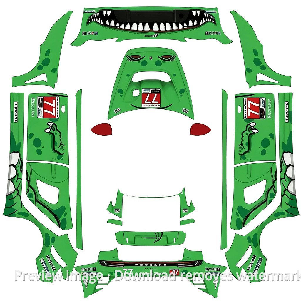 Porsche Series Livery 5 - Model 3 (2024+) Standard & Premium