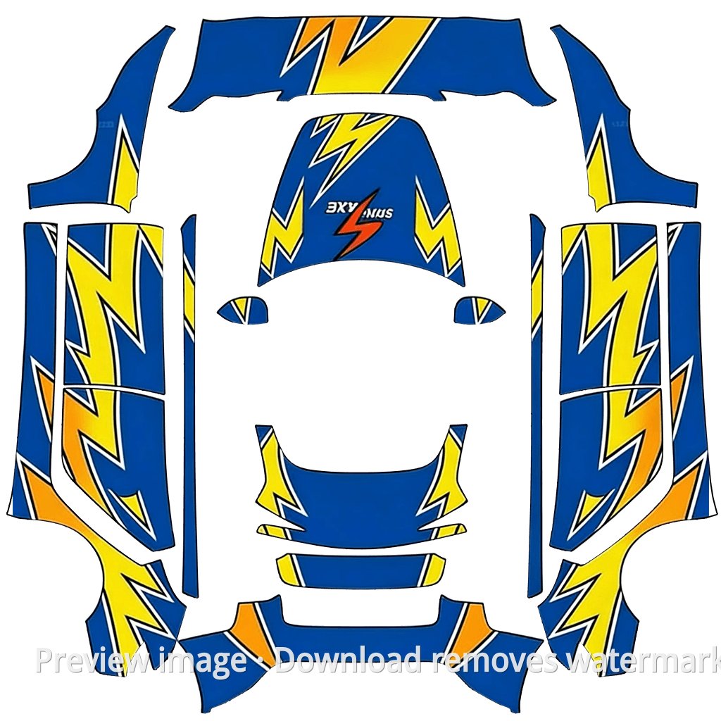Dash! Yonkuro Series Livery 4 - Model 3 (2024+) Standard & Premium