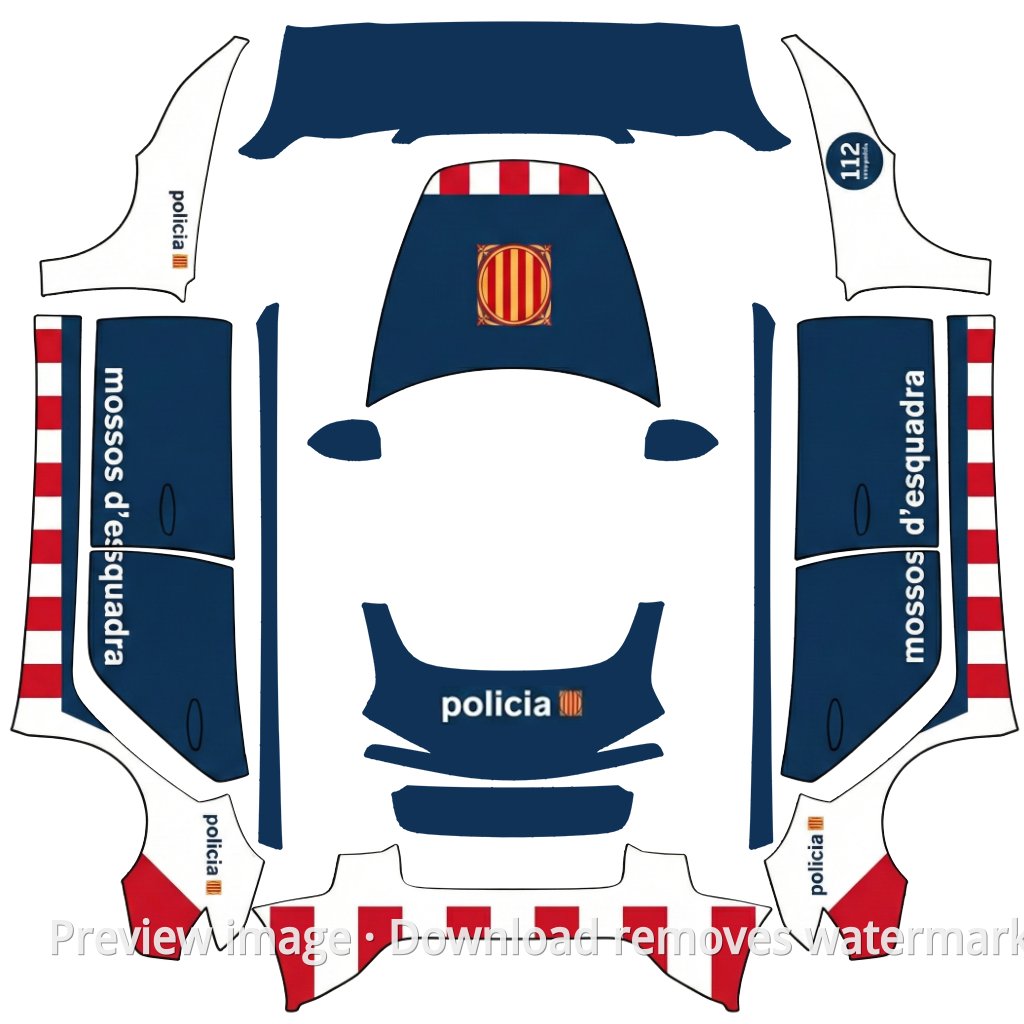 Custom Template #3078 - Model 3 (2024+) Standard & Premium