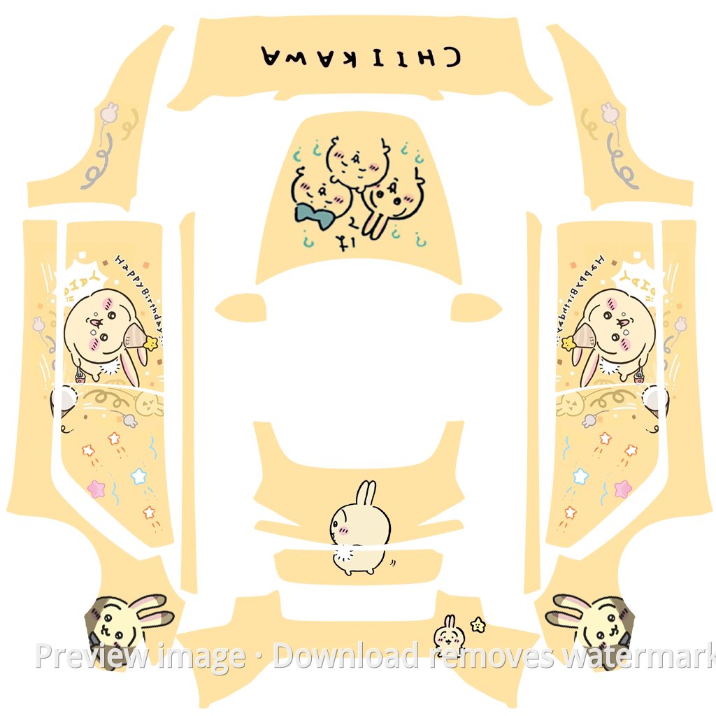 Chiikawa Usagi Cute Theme - Model 3 (2024+) Standard & Premium