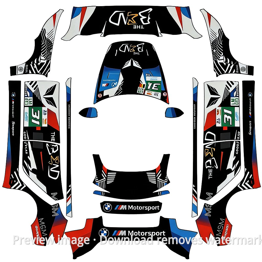 BMW Series Livery - Model 3 (2024+) Standard & Premium