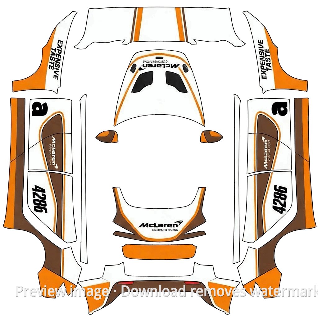 McLaren Theme - Model 3 (2024+) Standard & Premium