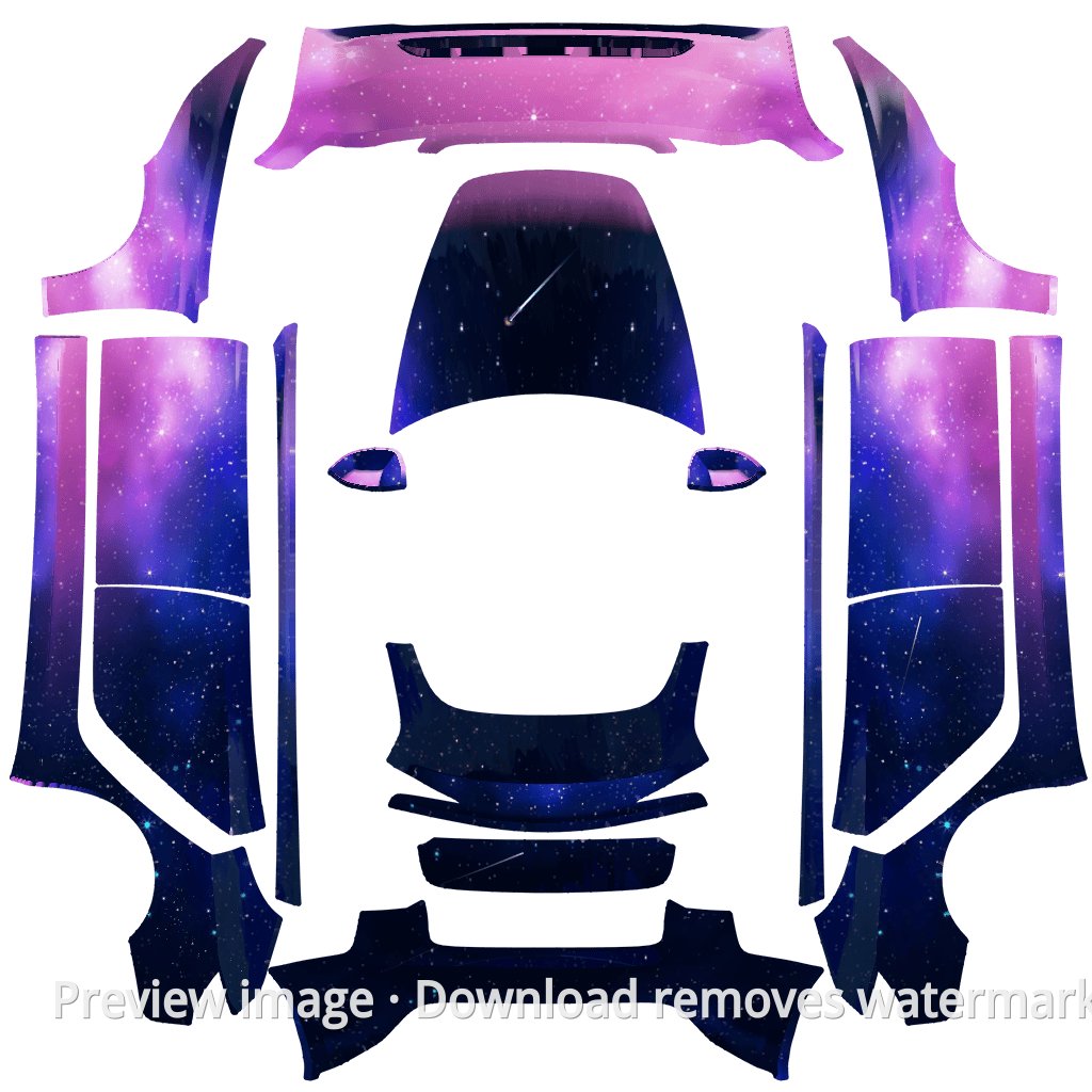 Custom Template #7950 - Model 3 (2024+) Standard & Premium