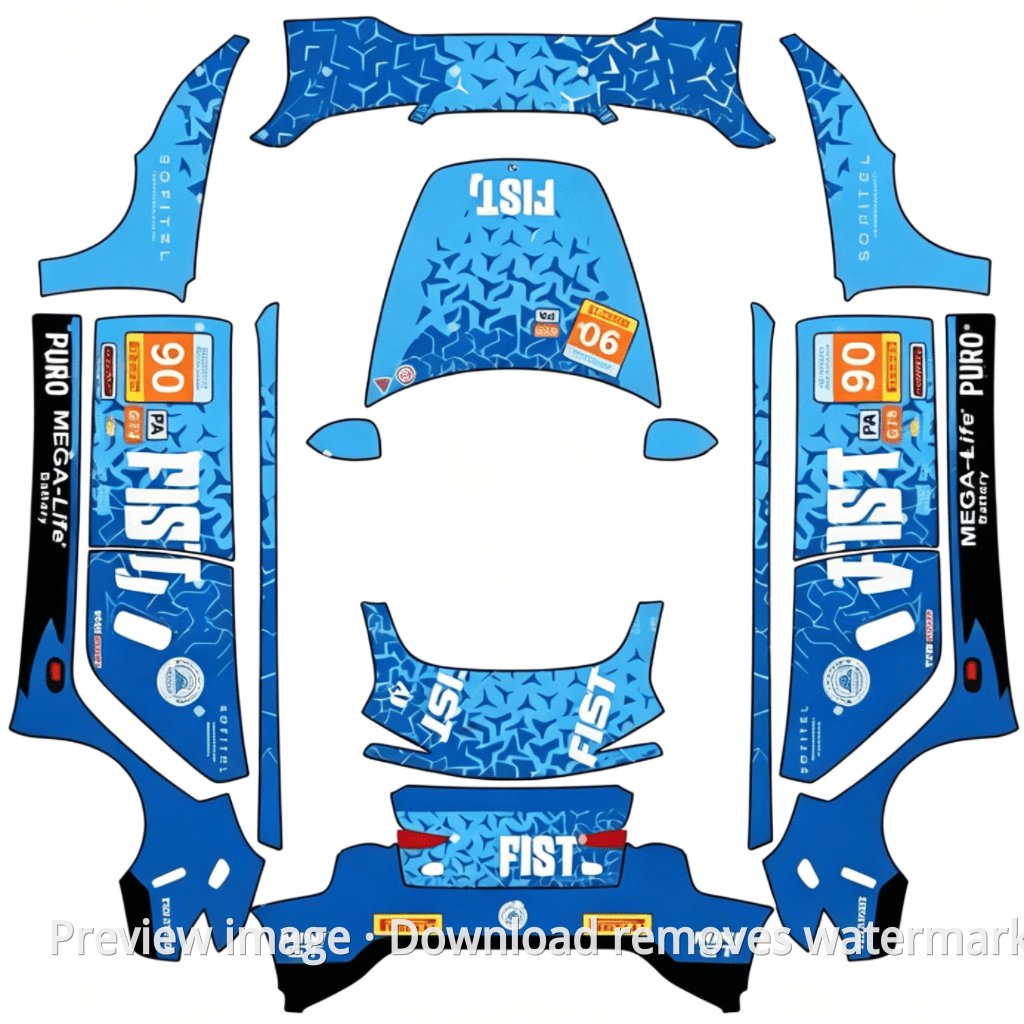FIST No. 90 Racing Skin 2 - Model 3 (2024+) Standard & Premium