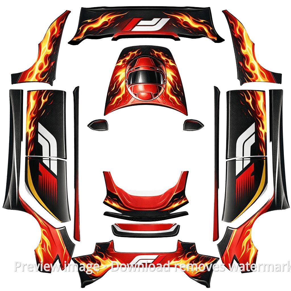 Custom Template #350 - Model 3 (2024+) Standard & Premium