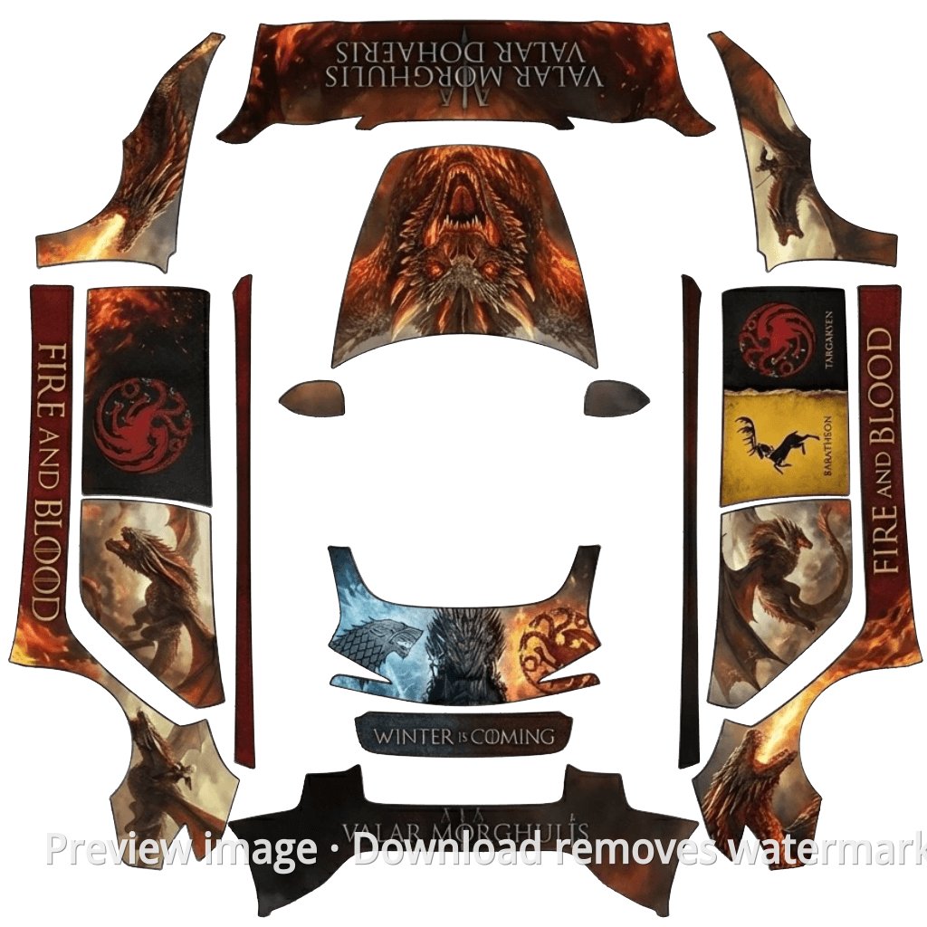 Custom Template #4867 - Model 3 (2024+) Standard & Premium