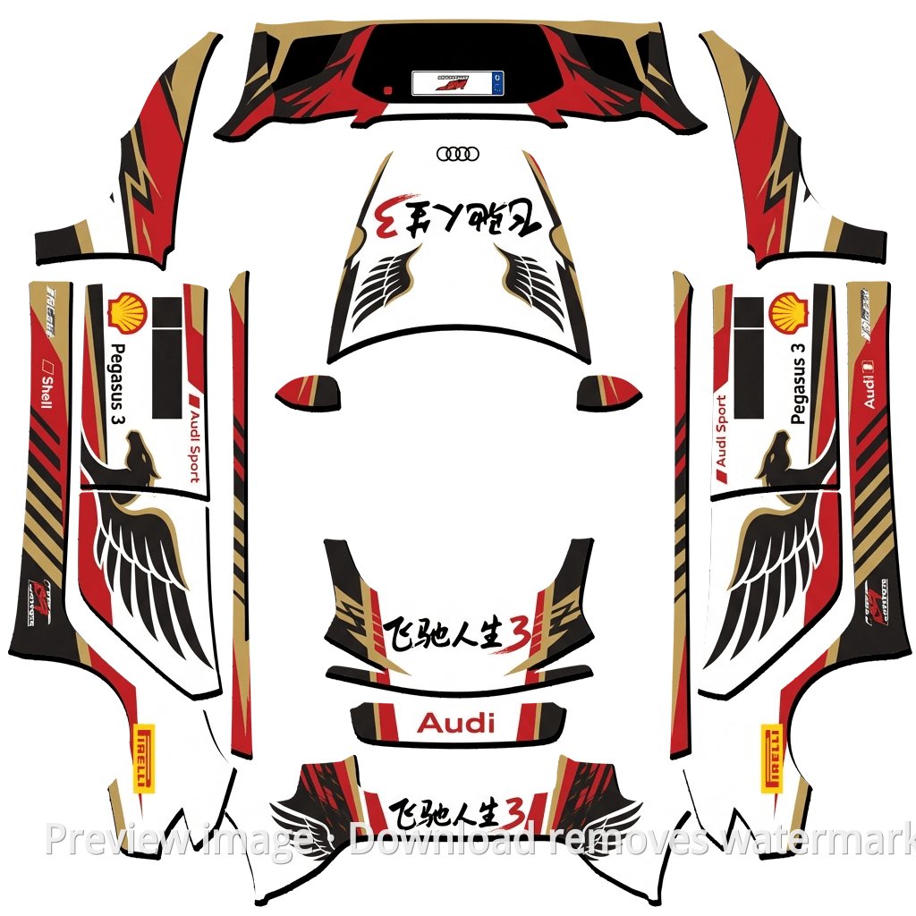 Pegasus 3 Theme Livery - Model 3 (2024+) Standard & Premium