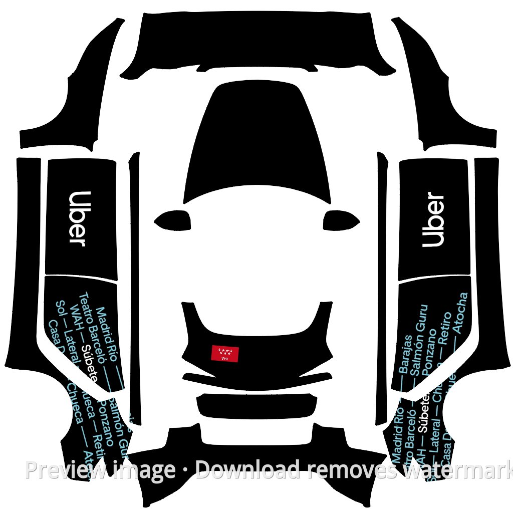Custom Template #964 - Model 3 (2024+) Standard & Premium