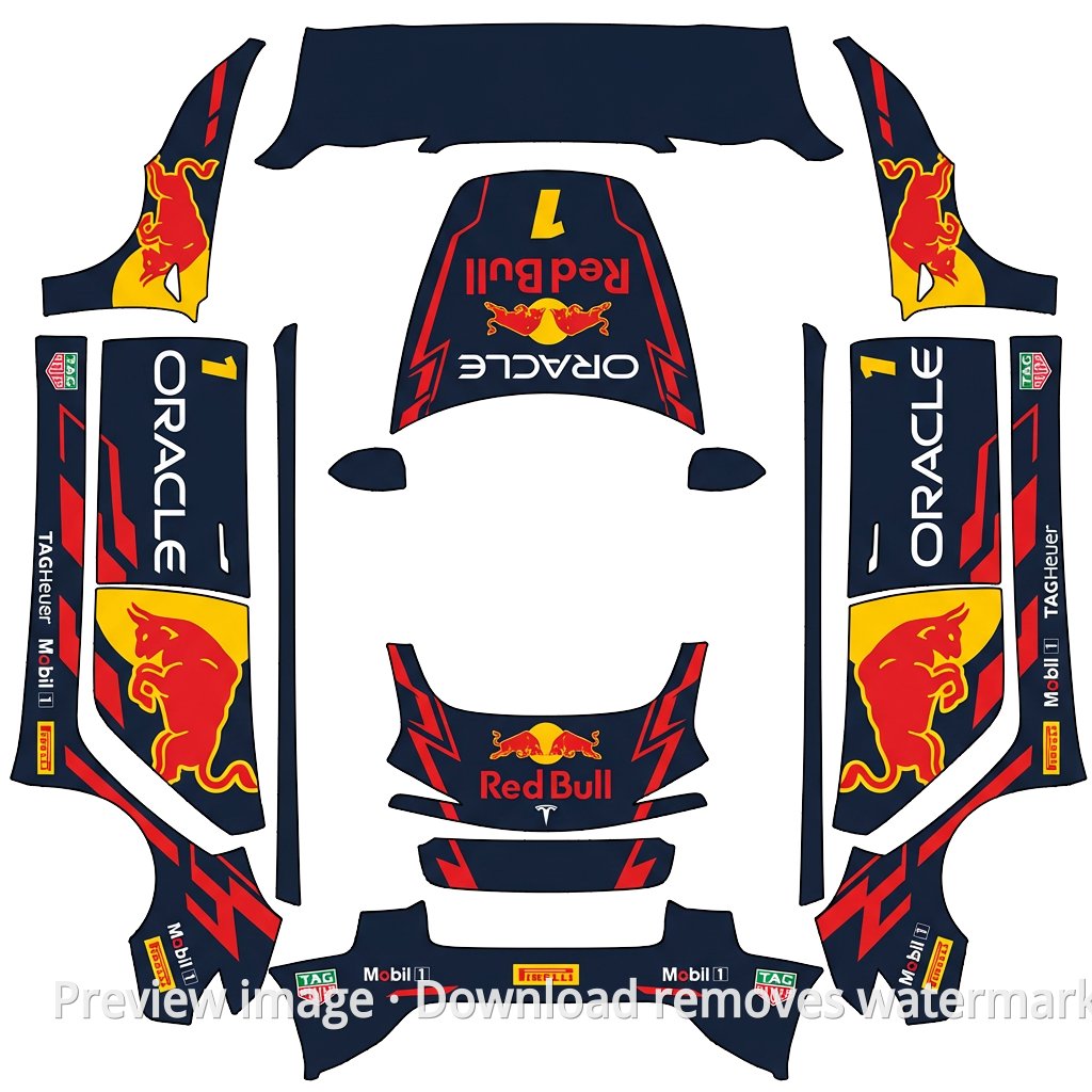 Custom Template #3577 - Model 3 (2024+) Standard & Premium