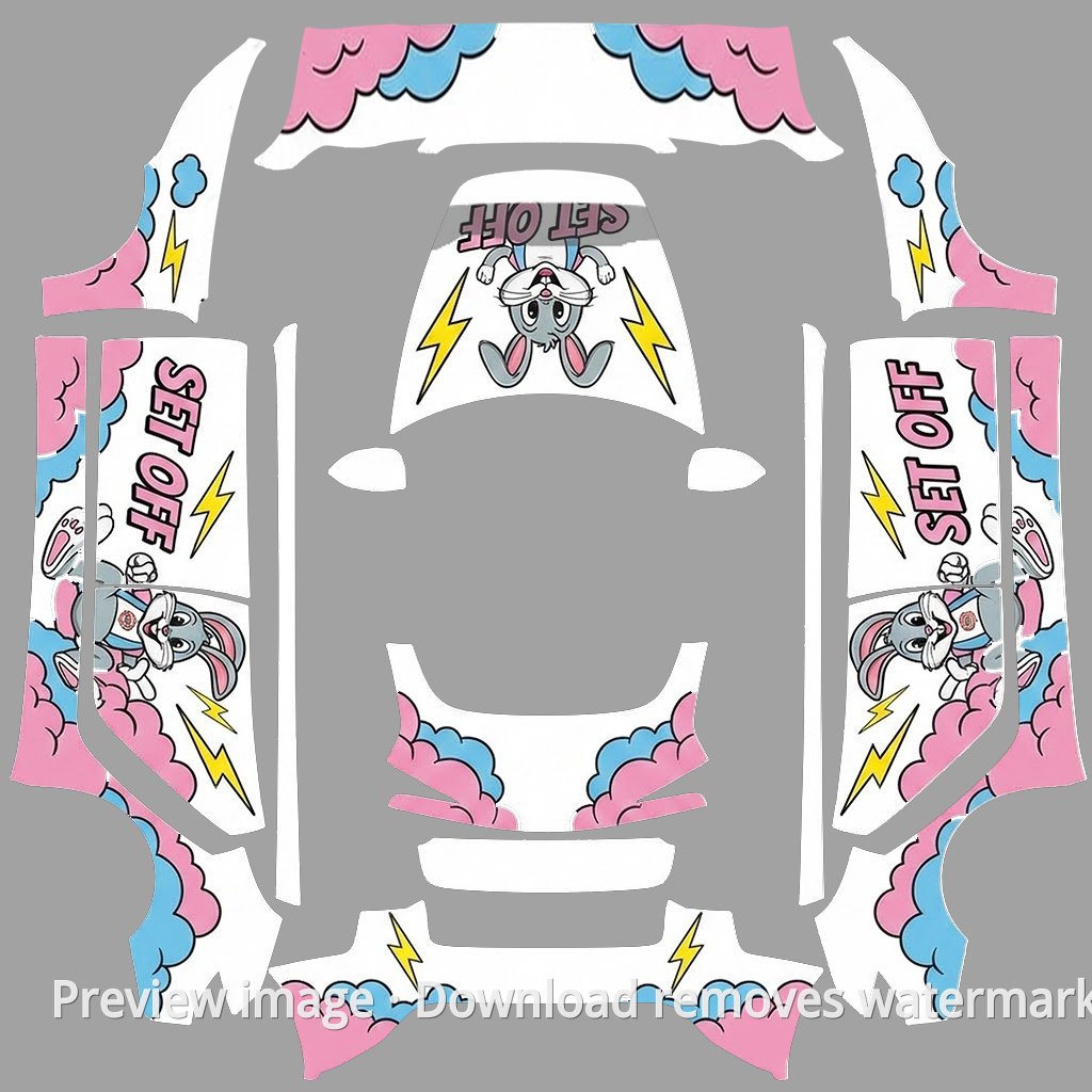 Lightning Rabbit Theme - Model 3 (2024+) Standard & Premium