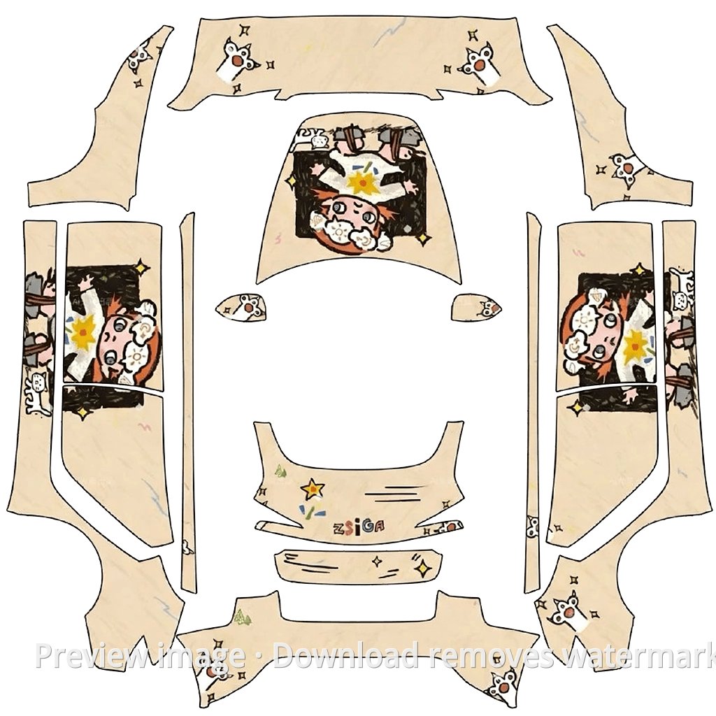 POP MART Zsiga Series Skin 4 - Model 3 (2024+) Standard & Premium