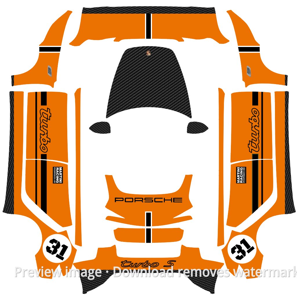 021 Model 3 Wrap Template