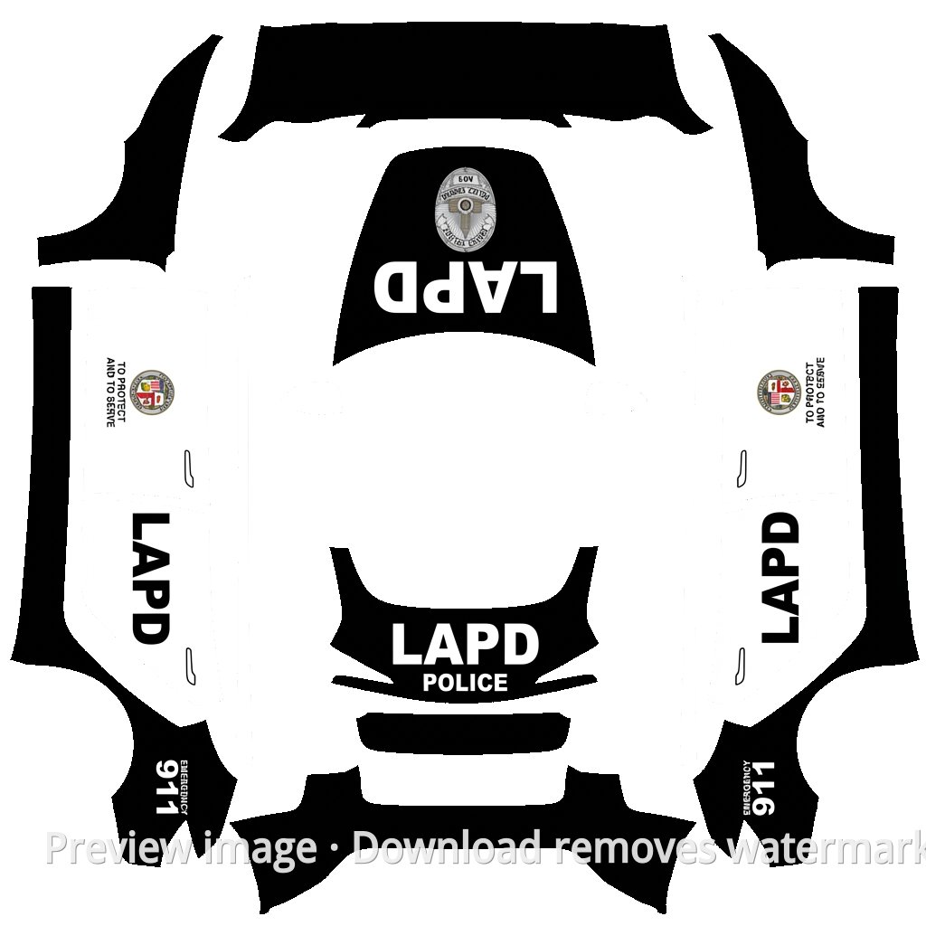 LAPD Theme - Model 3 (2024+) Standard & Premium