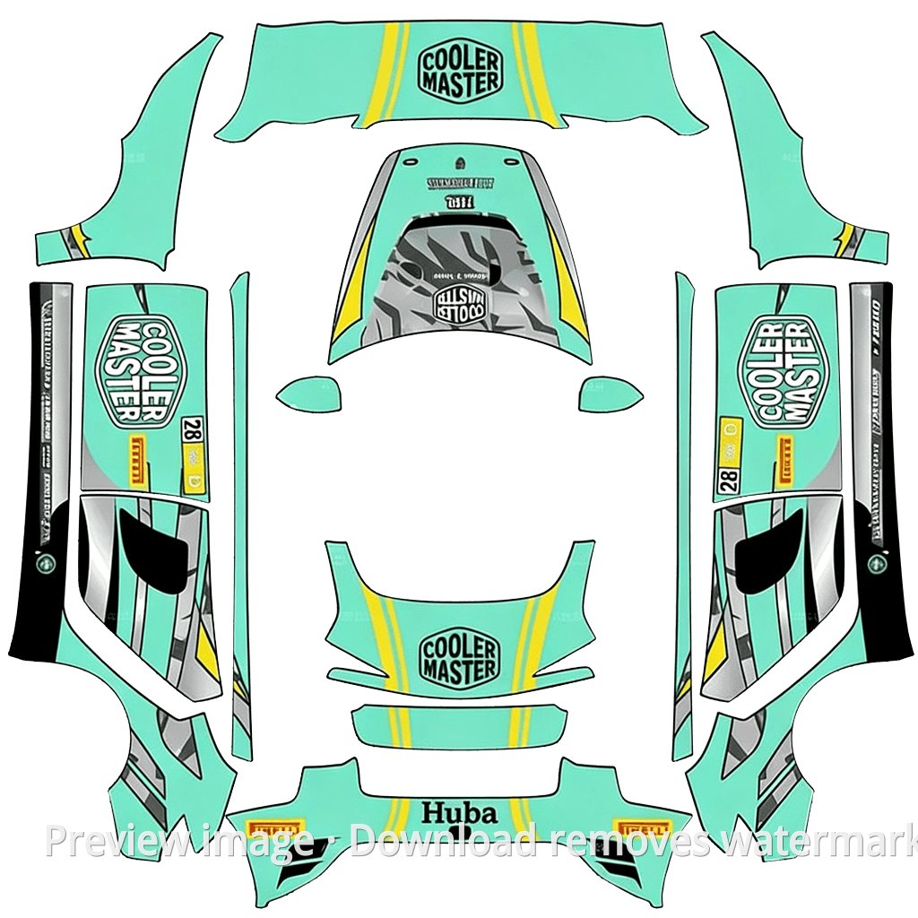 Porsche Series Livery 6 - Model 3 (2024+) Standard & Premium