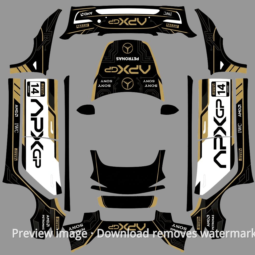 APXGP Track Glory - Model 3 (2024+) Standard & Premium