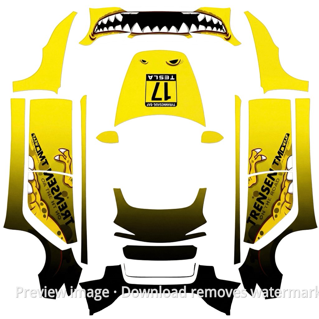 Tyrannosaurus Series Livery 4 - Model 3 (2024+) Standard & Premium