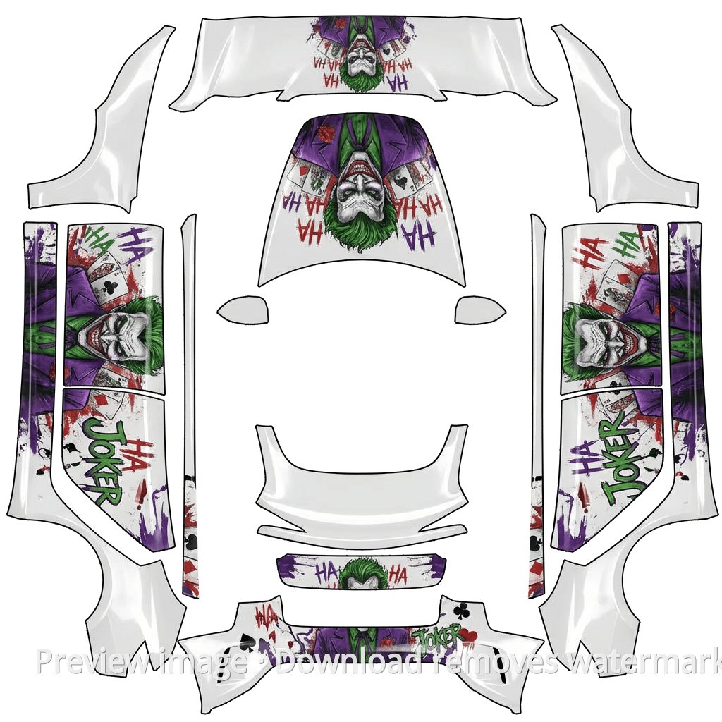 Joker Theme - Model 3 (2024+) Standard & Premium