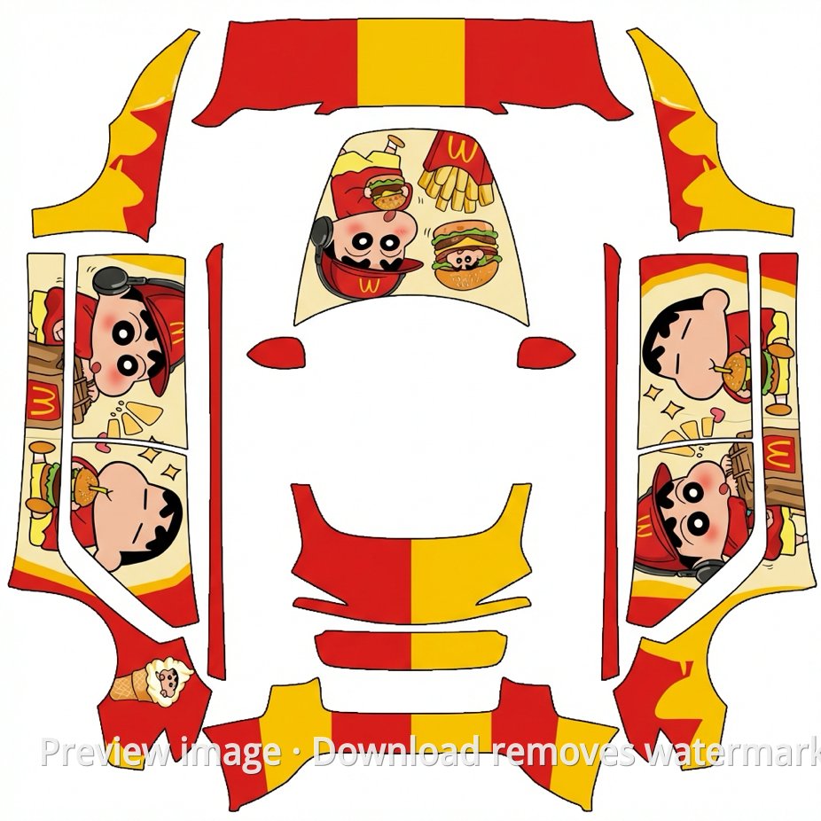 Shin-chan McDonald's Edition Theme - Model 3 (2024+) Standard & Premium