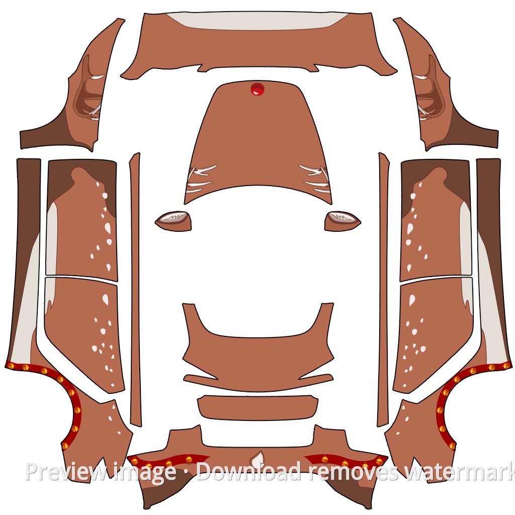 Custom Template #380 - Model 3 (2024+) Standard & Premium