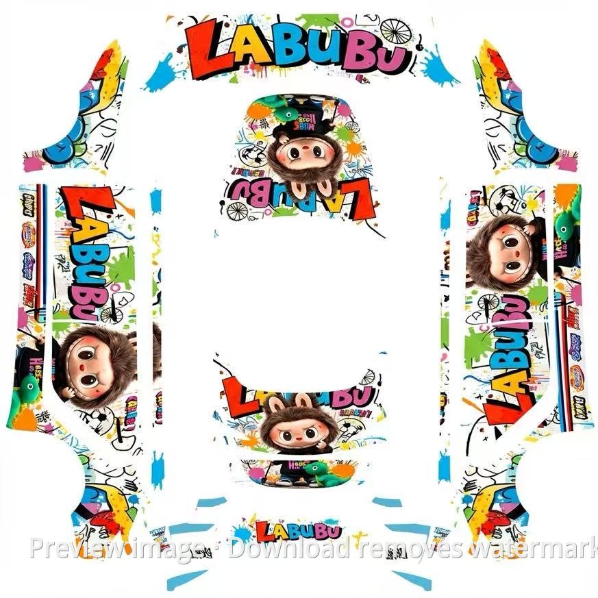 Labubu Theme Variant 3 - Model 3 (2024+) Standard & Premium