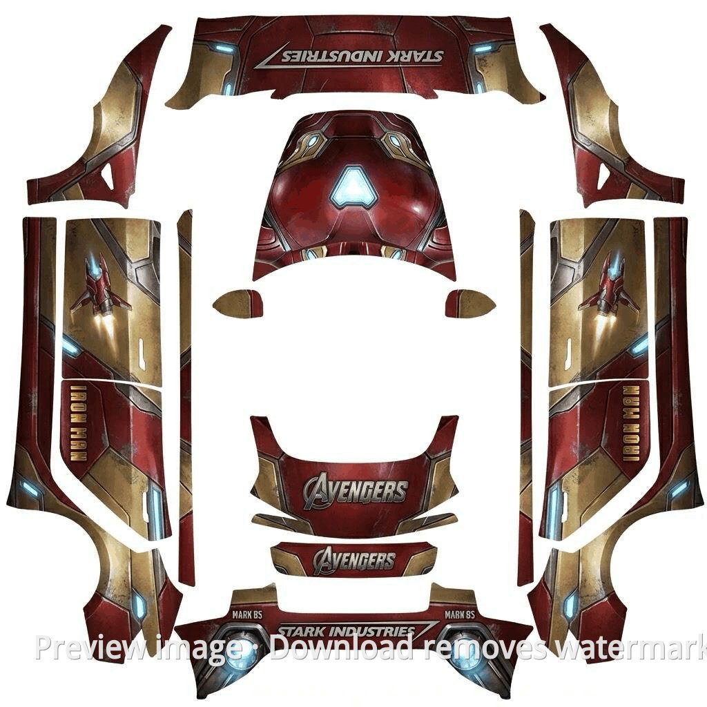 Iron Man Theme - Model 3 (2024+) Standard & Premium