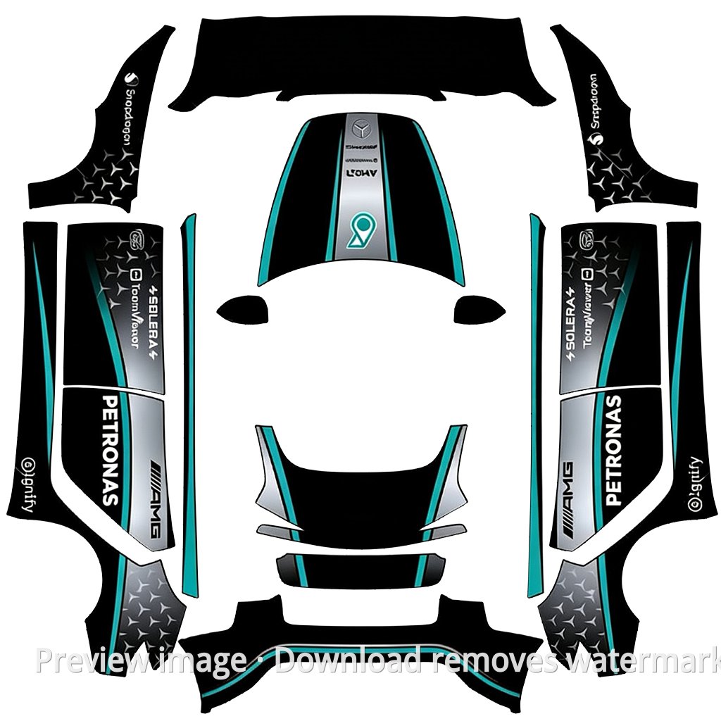 Classic Racing Livery 3 - Model 3 (2024+) Standard & Premium