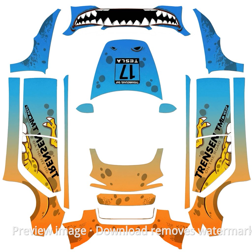 Tyrannosaurus Series Livery 3 - Model 3 (2024+) Standard & Premium