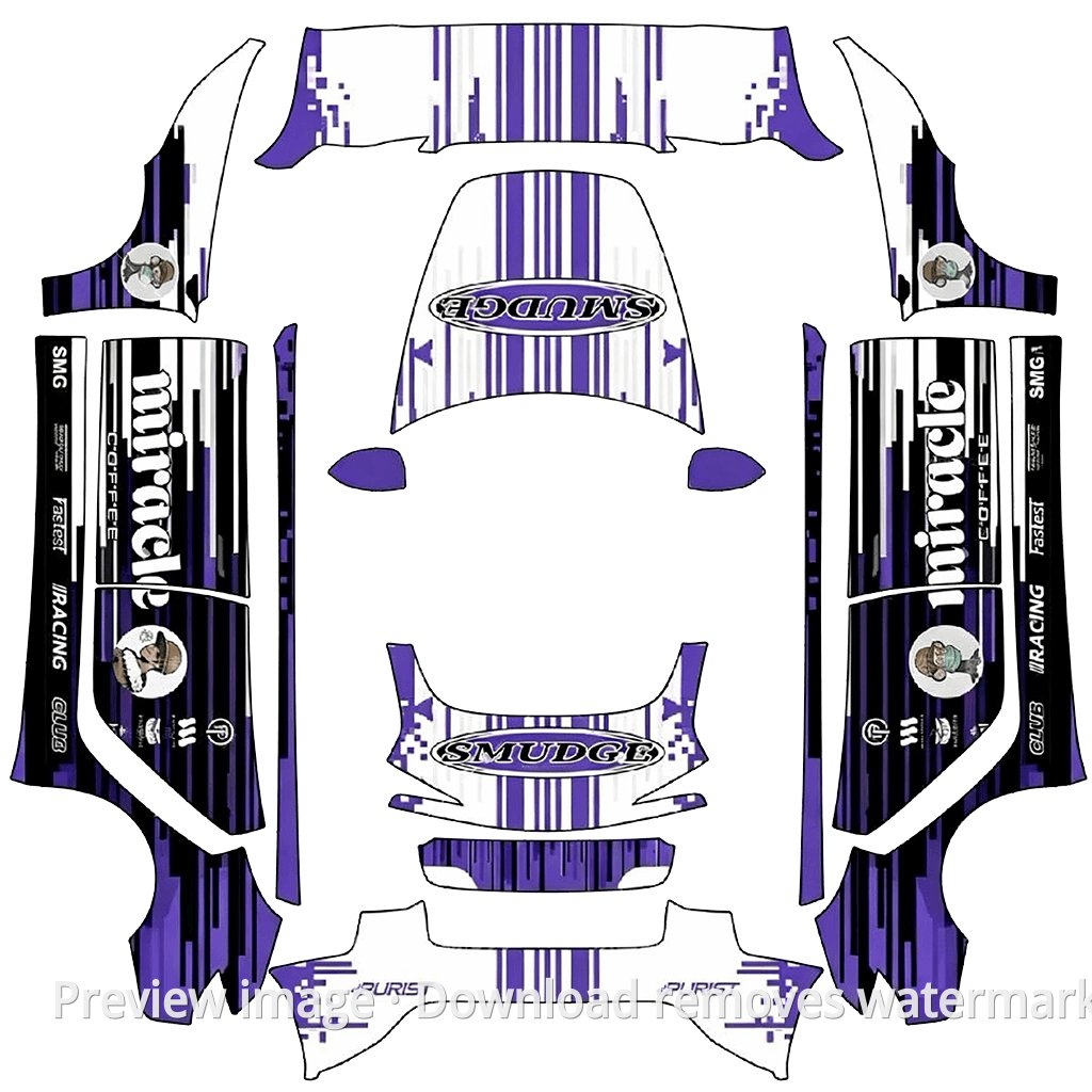 JJ Lin 911 GT3 Skin 1 - Model 3 (2024+) Standard & Premium