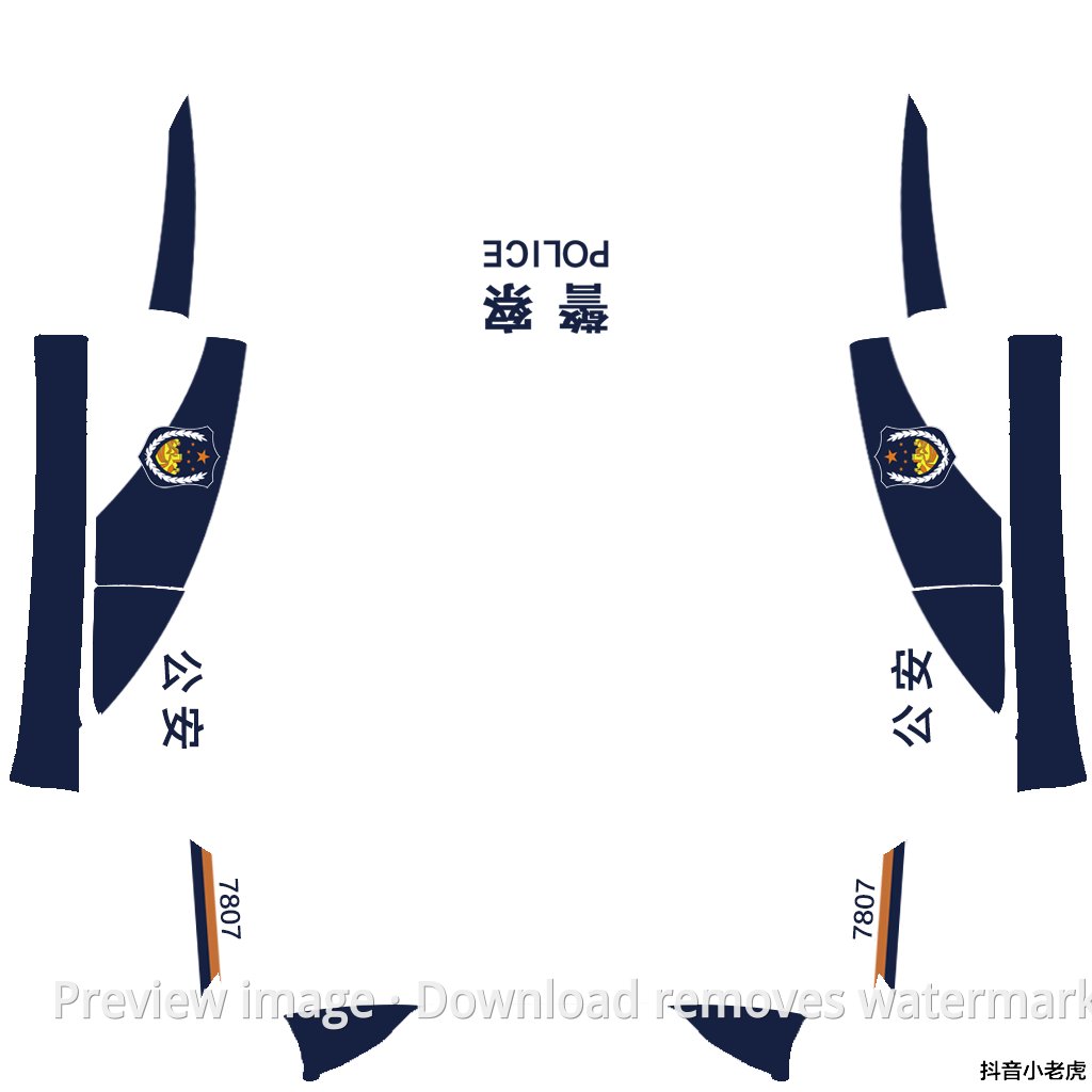 Model 3 7807 Wrap Template