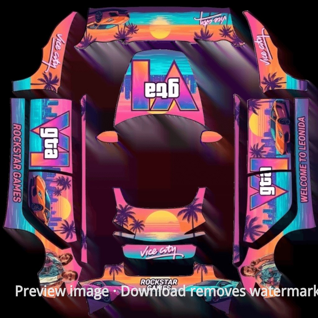 GTA5 / GTAV Theme - Model 3 (2024+) Standard & Premium