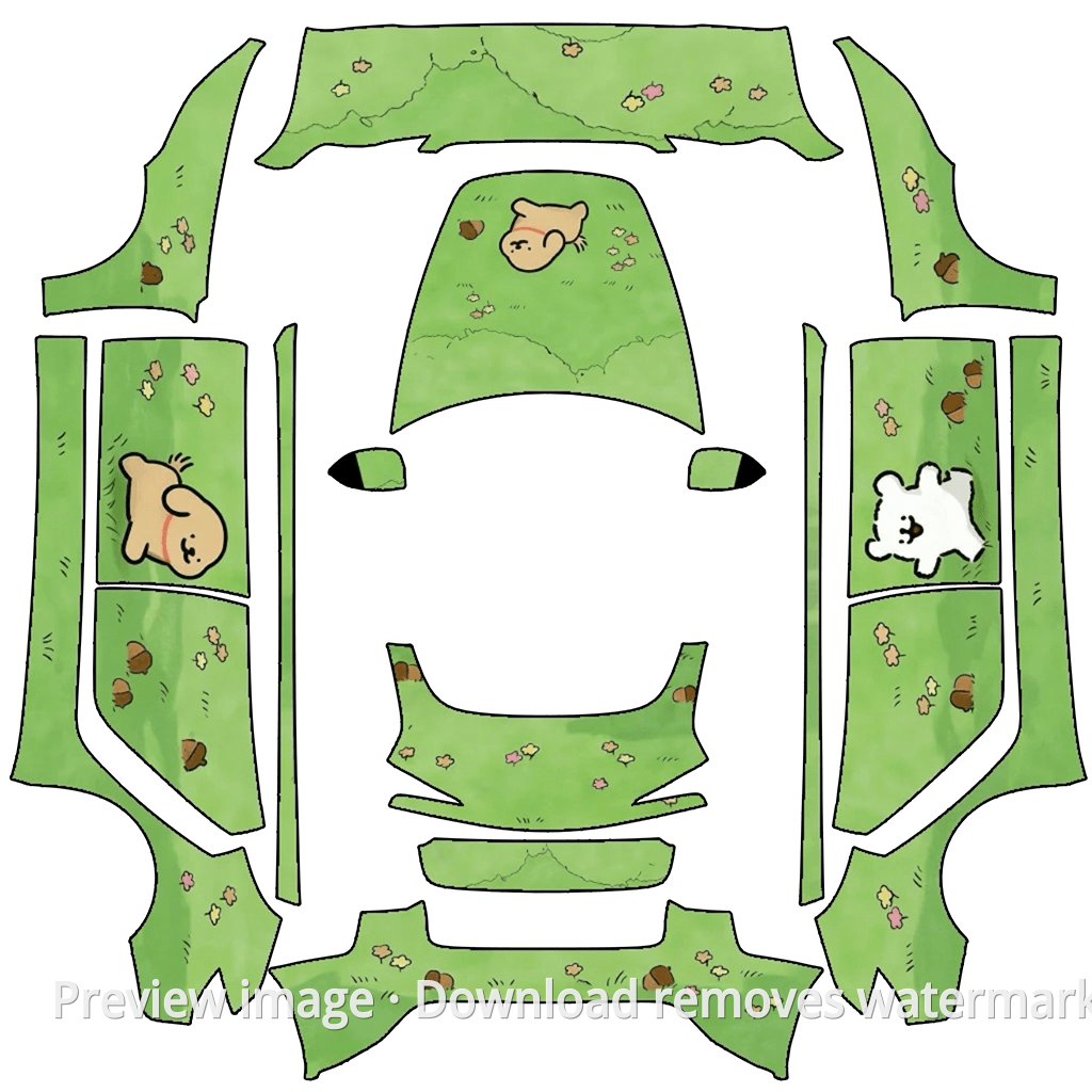 Line Puppy Premium Livery 1 - Model 3 (2024+) Standard & Premium