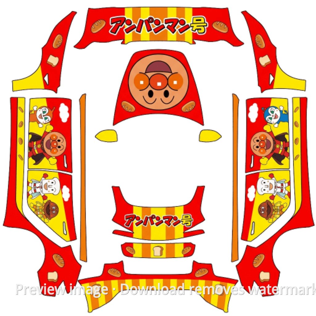 Anpanman Theme - Model 3 (2024+) Standard & Premium