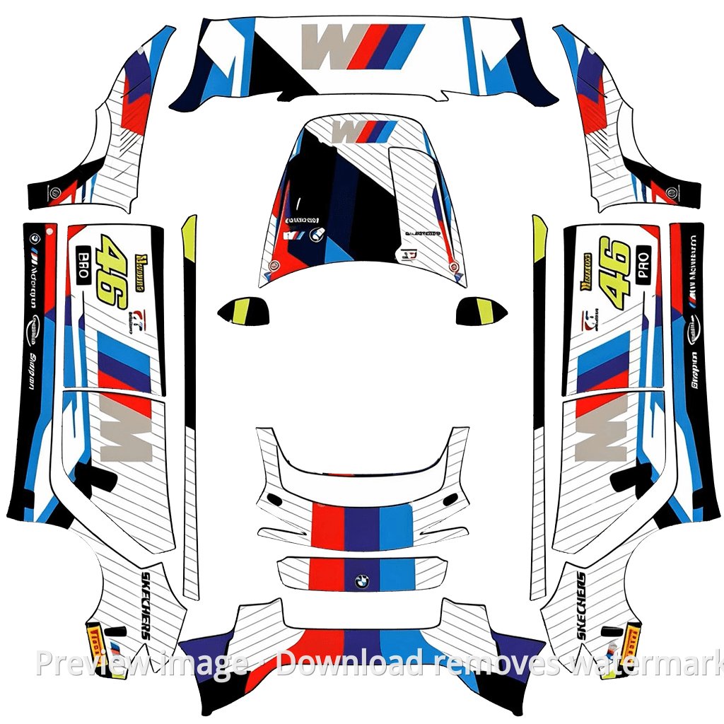 BMW Series Livery 9 - Model 3 (2024+) Standard & Premium
