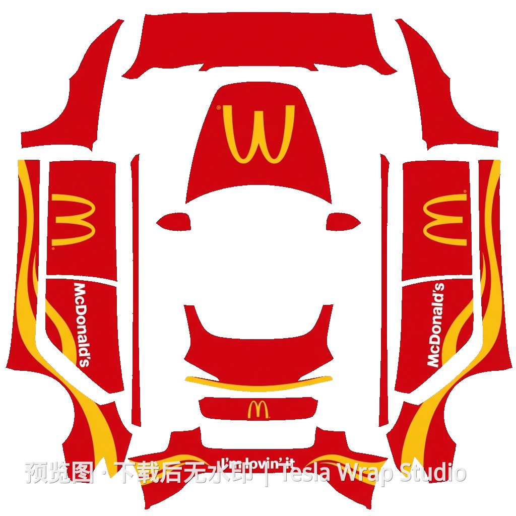 McDonald's 麦当劳主题 - Model 3 (2024+) Standard & Premium