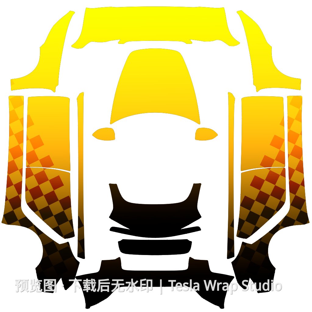 Model 3 (2024+) Standard & Premium 编号 #6636 自定义模板 - Model 3 (2024+) Standard & Premium 特斯拉喷漆车间模板