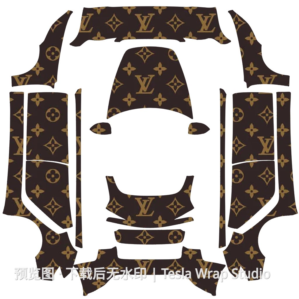 Model 3 (2024+) Standard & Premium LV 主题外观模板
