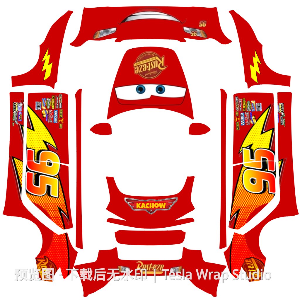 Model 3 (2024+) Standard & Premium 麦昆主题外观模板