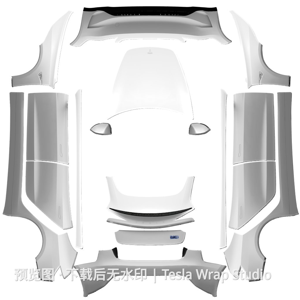 Model 3 2024+ Standard & Premium 性能版风格外观模板